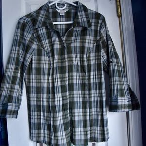 Christopher and Banks slimming flannel